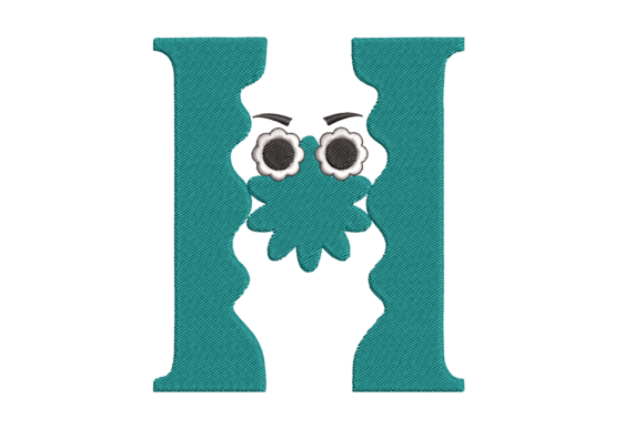 Alphabet Letter H: A Charming Addition for Holiday Embroidery