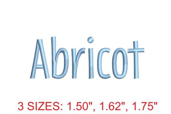 Elevate Your Projects with Abricot Embroidery Font