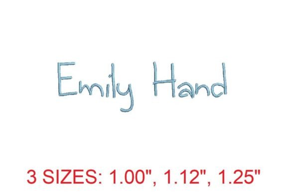 Emily Hand Embroidery Font: A Holiday Must-Have