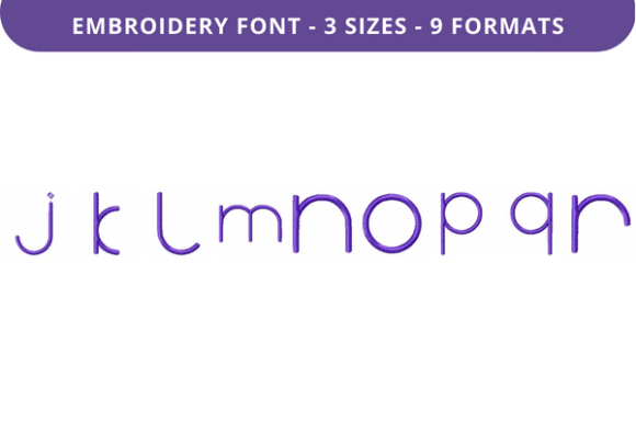 Halo Colony Font: A Charming Embroidery Choice