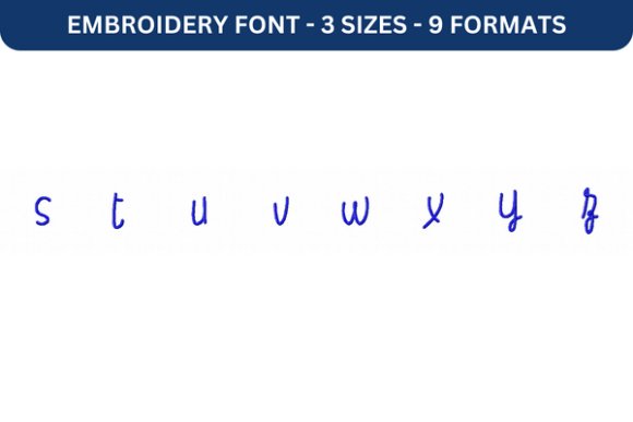 Le Laboratoire Font: A Stylish Embroidery Choice