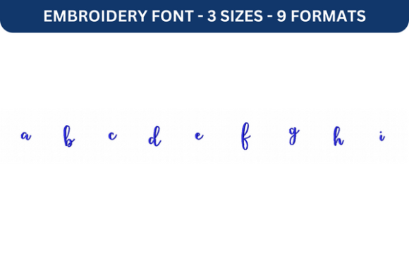 Lettres Douces Font: A Perfect Touch for Seasonal Embroidery