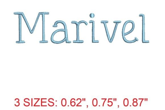 Marivel Embroidery Font: A Touch of Grace