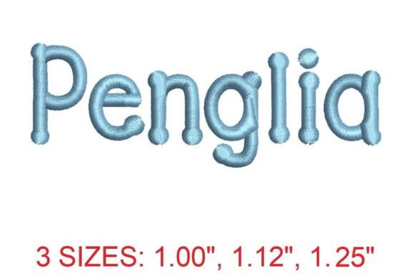 Penglia Embroidery Font: A Touch of Elegance