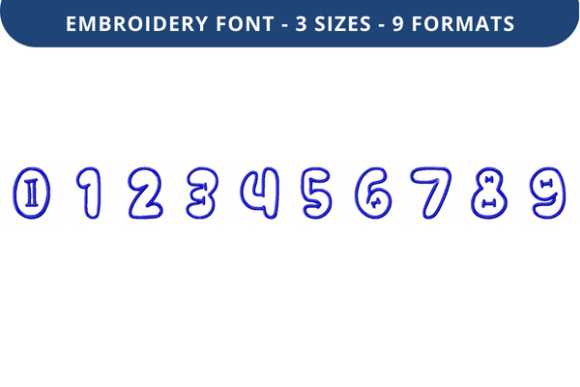 Pop That Bubble Font 0 to 9: A Versatile Embroidery Gem