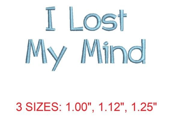 Review: I Lost My Mind Font for Apparel