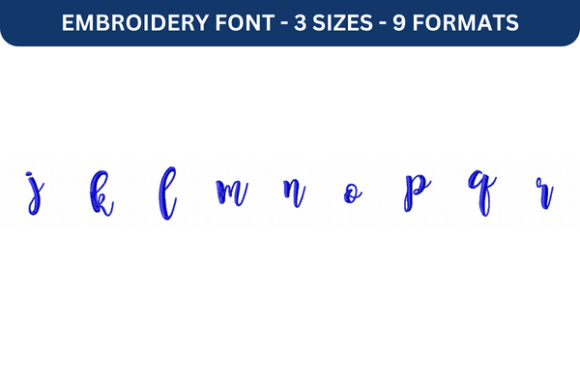 Review: Magnolia Sky Font Lower J to R