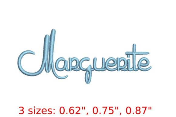 Review: Marguerite Embroidery Font for Apparel