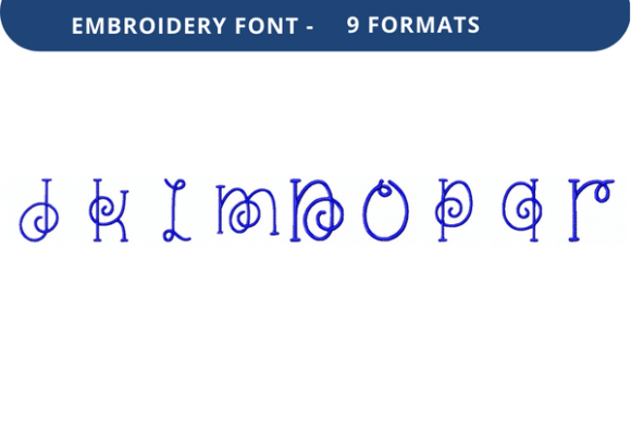 Review: Vine Nouveau Font Lowercase J to R