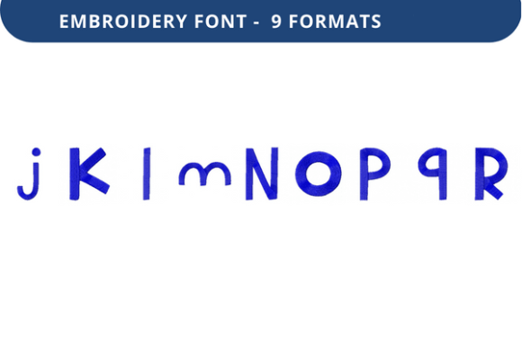 Taffy Luck Font: A Charming Lowercase Embroidery Set