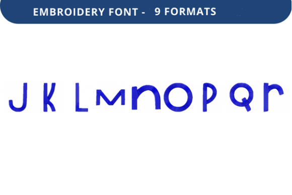 Taffy Luck Font J to R: A Premium Embroidery Choice